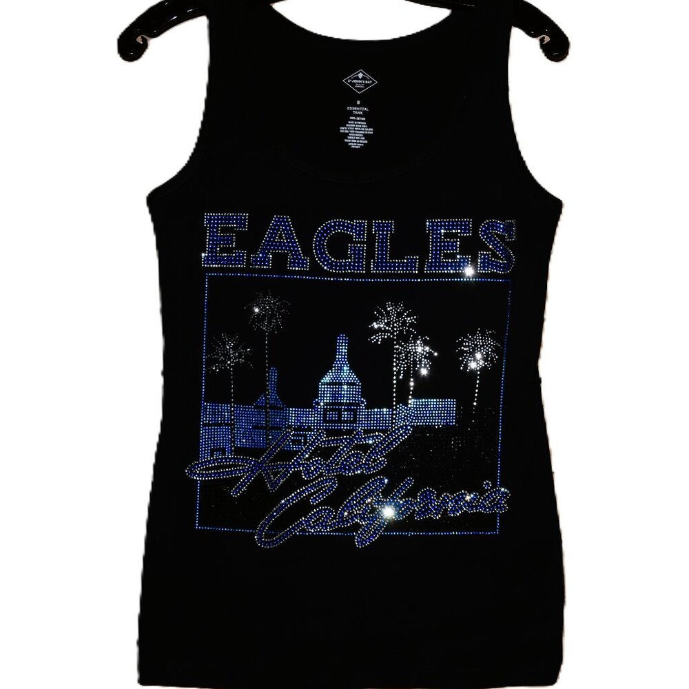 Eagles rhinestone Sleeveless tank XS S M L XL XXL 1X 2X 3X4X5X
